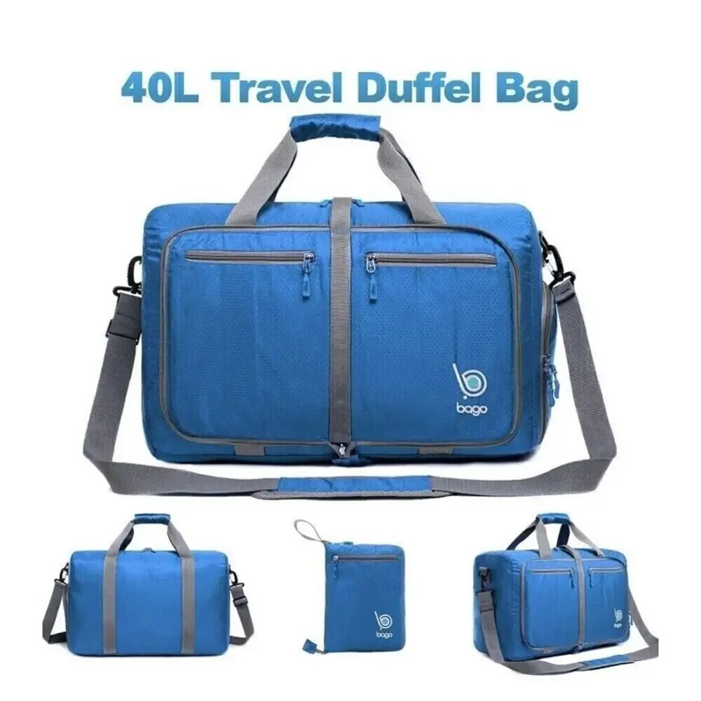 Bago Expandable Luggage Soft sided Shoulder Strap Double Handles Compact Luggage
